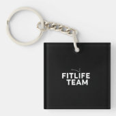 FITLIFETEAM Motivation Tee キーホルダー (正面)