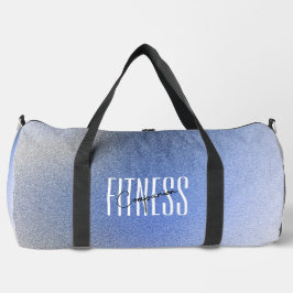 Fitnes Companion Grainy Soft Blue Modern ダッフルバッグ