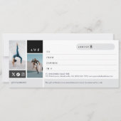 Fitness Brand Photo Collage Gift Certificate  (裏面)