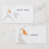 FITNESS BUSINESS CARD 名刺 (正面/裏面)