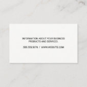 Fitness Center Logo | Gym 予約カード (裏面)