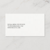 Fitness Coach | Nutritionist | Personal Trainer 名刺 (裏面)