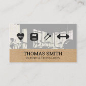 Fitness Coach | Nutritionist | Personal Trainer 名刺 (正面)