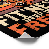 Fitness Deer In My Zer Deer Hunting ポスター (角)