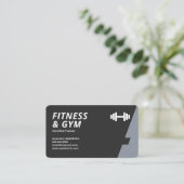 Fitness & Gym Trainer 名刺 (スタンド正面)