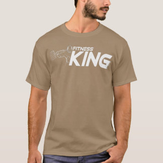 Fitness King Soldier Lion Fitness Gym Motivation T Tシャツ