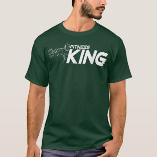 Fitness King Soldier Lion Fitness Gym Motivation T Tシャツ
