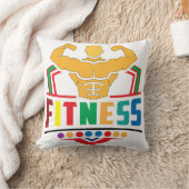 Fitness Lifestyle – Train Hard Stay Strong クッション (ブランケット)