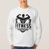 Fitness Motivation Graphic | Strong & Active Life Tシャツ (正面)