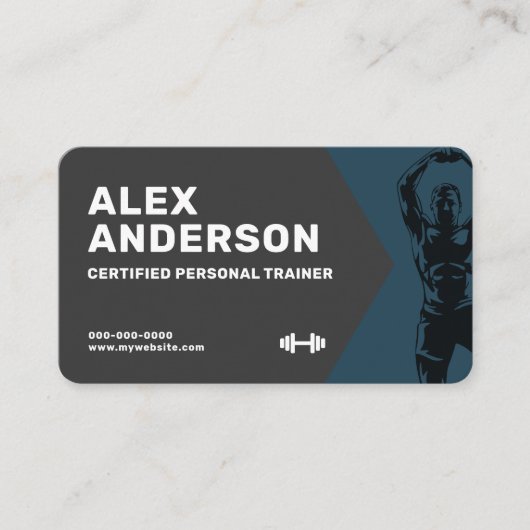 Fitness Personal Trainer  名刺 (正面)