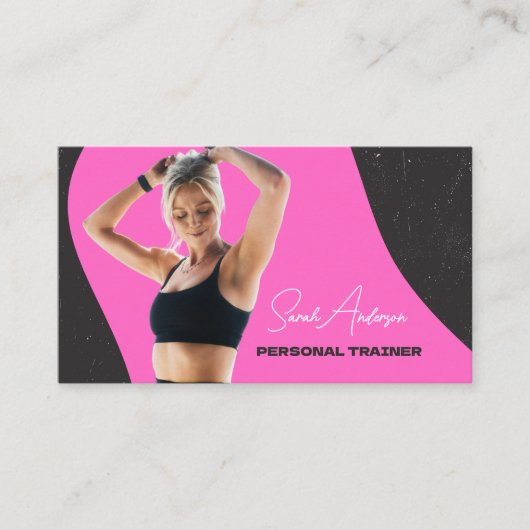 Fitness Personal Trainer Business Card 名刺 (正面)