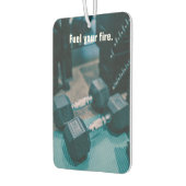 Fitness Photo - Fuel Your Fire カーエアーフレッシュナー (左)
