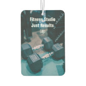 Fitness Photo - Fuel Your Fire カーエアーフレッシュナー (裏面)