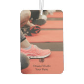 Fitness Photo - Start Strong, Start Simple カーエアーフレッシュナー (裏面)