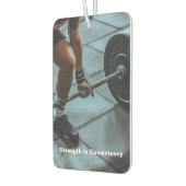Fitness Photo - Strength in Consistency カーエアーフレッシュナー (左)