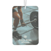 Fitness Photo - Strength in Consistency カーエアーフレッシュナー (裏面)