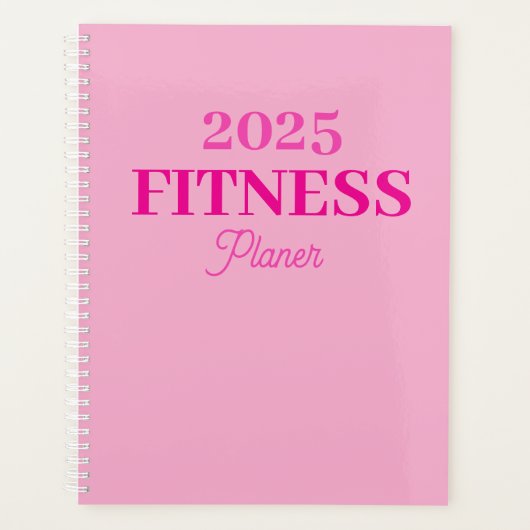  Fitness Planer 2025 プランナー手帳 (正面)