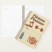 Fitness Planner for Workouts, Diet & Hydration プランナー手帳 (ディスプレー)