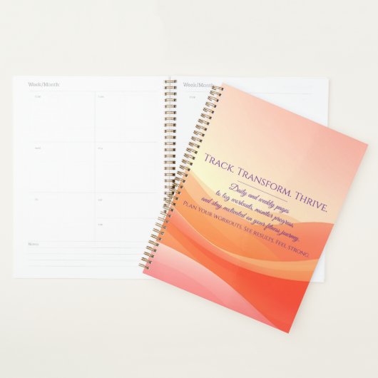 Fitness Planner – Track Workouts, Stay Motivated プランナー手帳 (ディスプレー)