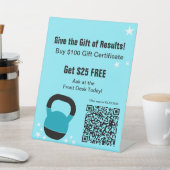 Fitness Results Christmas Gift Certificate 台座サイン (インサイチュ)