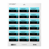 Fitness Studio Name Specialty Kettlebell Address ラベル (フルシート)