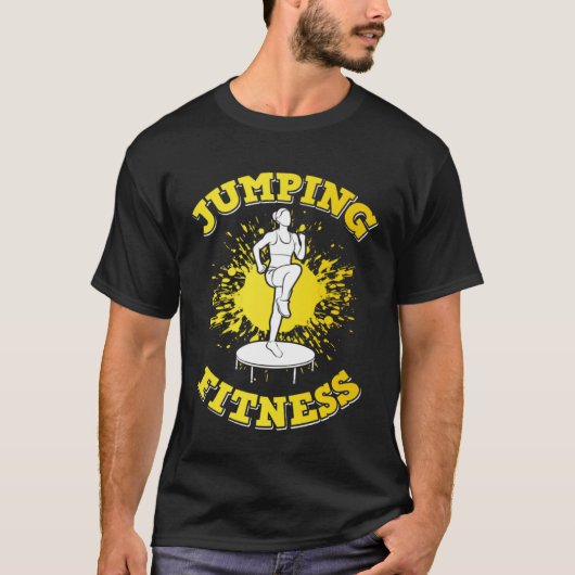 Fitness Training Trampoline Jumping Cardio Enduran Tシャツ (正面)