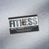 Fitness | Woman at the Gym マグネット名刺 (インサイチュ)