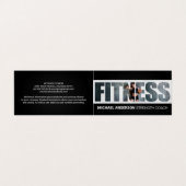 Fitness | Woman at the Gym 名刺 (外部フラット)