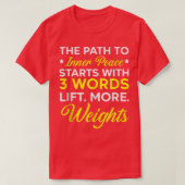 Fitness Workout Bodybuilder Gym Instructor Weightl Tシャツ (デザイン正面)