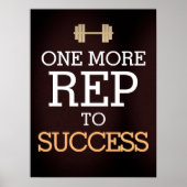 Fitness workout motivation ポスター (正面)