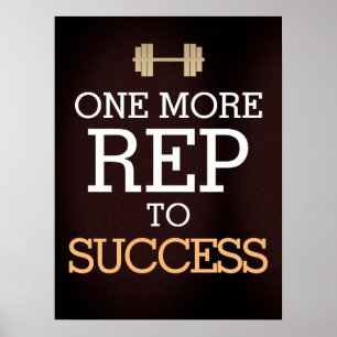 Fitness workout motivation ポスター