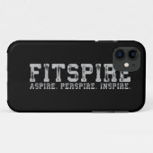 Fitspire - Aspire, Perspire, -インスパイアトレーニング Case-Mate iPhoneケース (裏面(横))