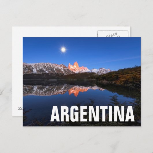 Fitzローイの反射 ポストカード (正面/裏面)