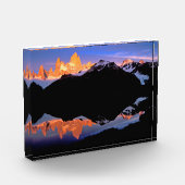 Fitz Roy Group Reflected in Glacial Lakes フォトブロック (左)