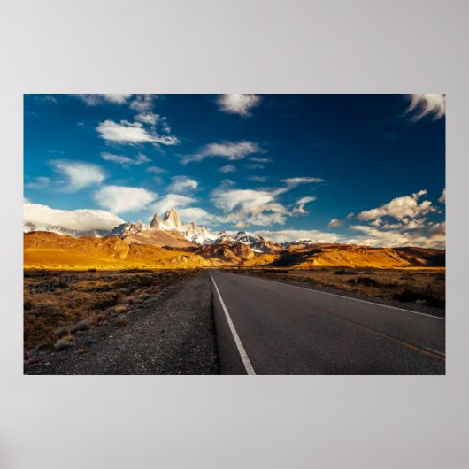 Fitz Roy In Morning Light ポスター (正面)