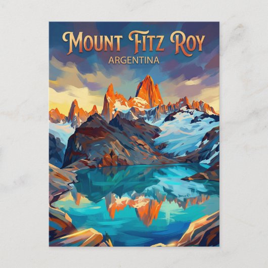 Fitz Roy Trek Argentina ポストカード (正面)