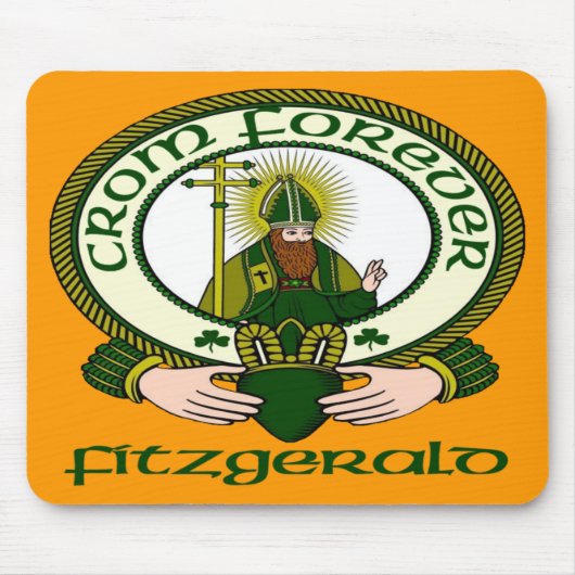 Fitzgeraldの一族のモットーのマウスパッド マウスパッド (正面)