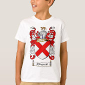 FITZGERALDの家紋- FITZGERALDの紋章付き外衣 Tシャツ (正面)