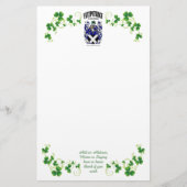 Fitzpatrickの頭の付いたノート文房具 便箋 (正面)