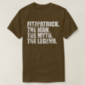 FitzpatrickFitzpatrickファミリー名Fitzpatrick las Tシャツ (デザイン正面)