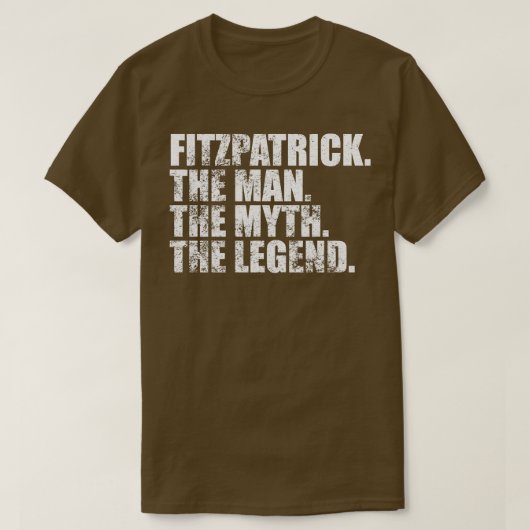 FitzpatrickFitzpatrickファミリー名Fitzpatrick las Tシャツ (デザイン正面)