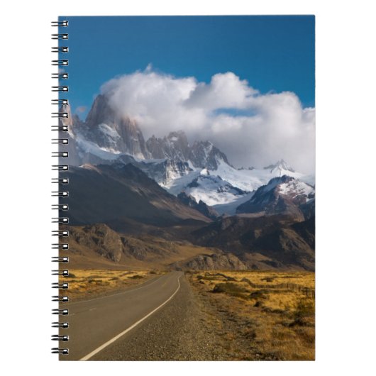 Fitzroyのパタゴニアを取付ける道 ノートブック (正面)