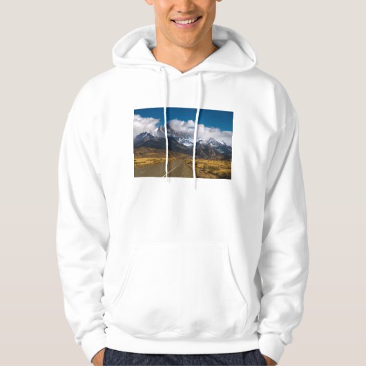 Fitzroyのパタゴニアを取付ける道 パーカ (正面)