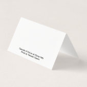 Fitzroy自然グリーティングカードでの秋のカスケード (裏面)