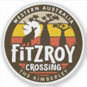 Fitzroy Crossing, Western Australiaシール シール (正面)