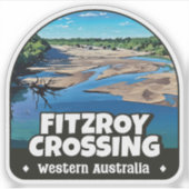 Fitzroy Crossing, Western Australiaシール シール (正面)