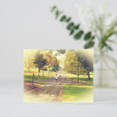 Fitzroy Gardens Melbourne走で自分を見つける ポストカード (スタンド正面)