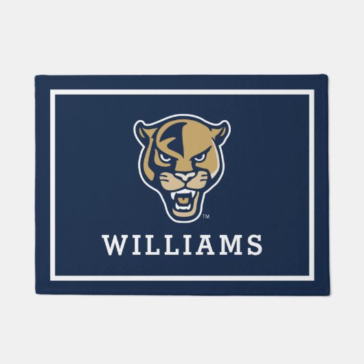 FIUパンサーヘッド ドアマット (正面)