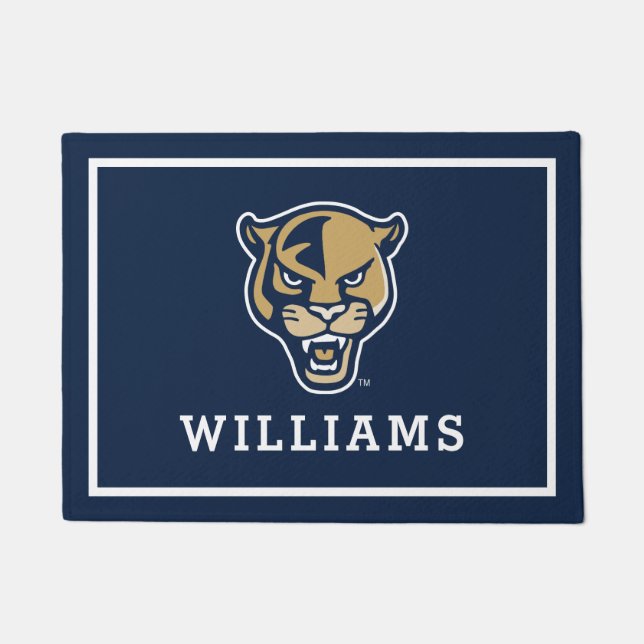 FIUパンサーヘッド ドアマット (正面)