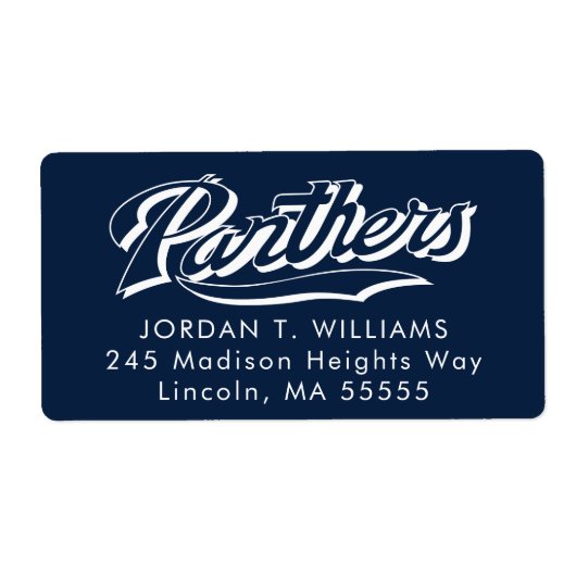 FIU卒業 ラベル (正面)